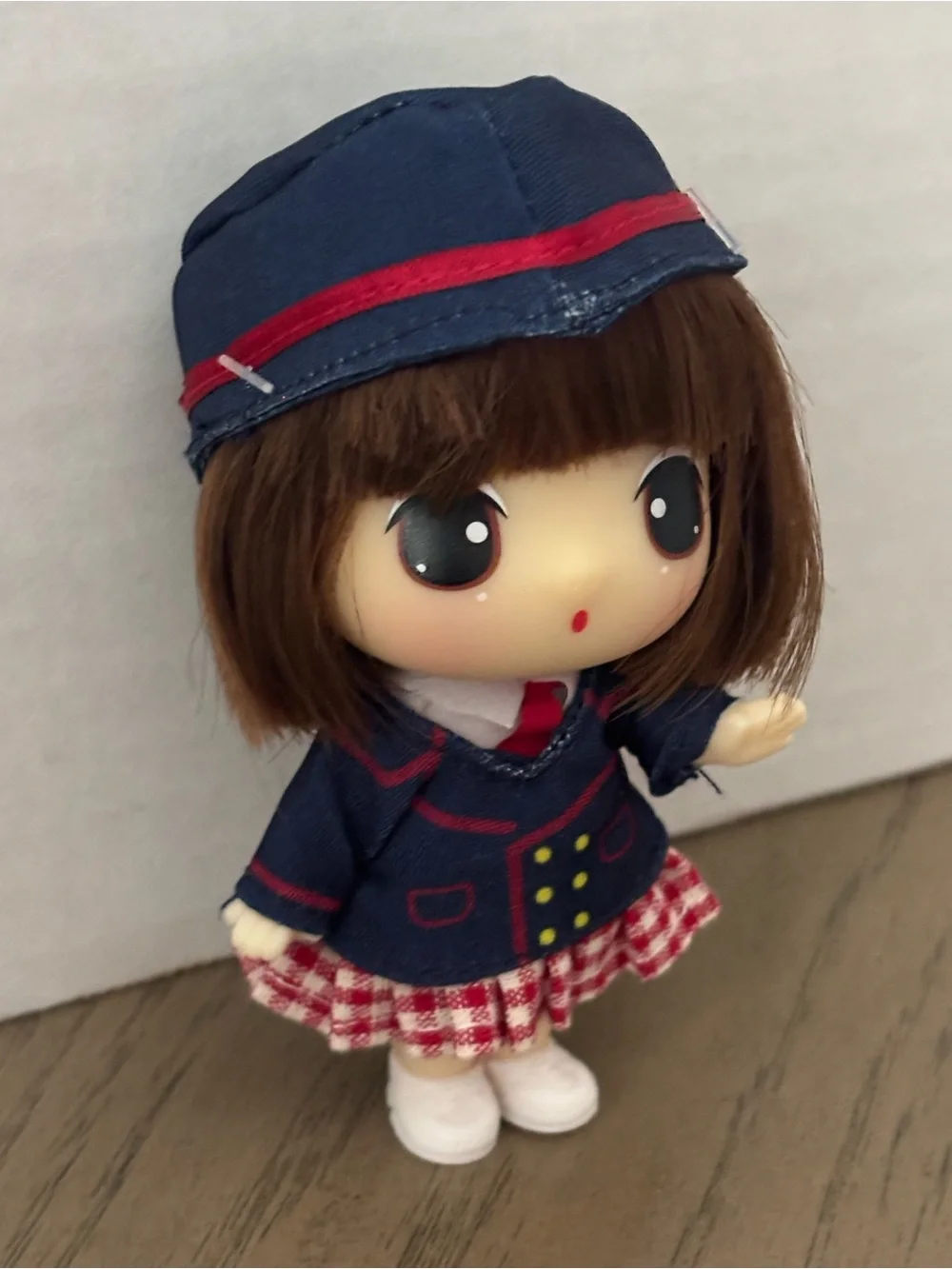 Ddung Student Junior High School Collectible Doll Figure Blue Outfit Blind Box